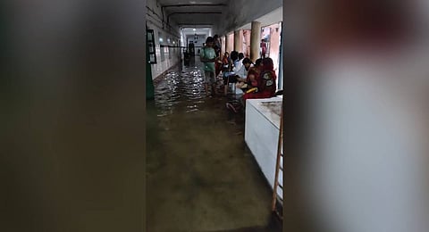 The waterlogged floor of MKCG MCH