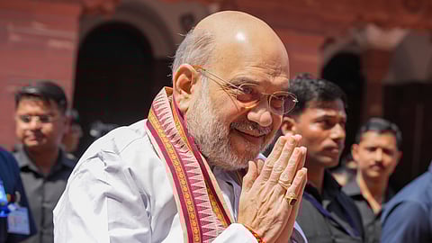 Union Home Minister Amit Shah in New Delhi, Tuesday, March 25, 2025.
