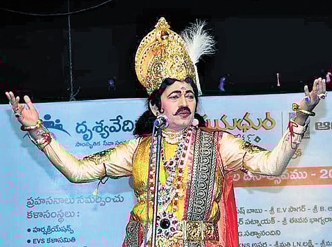 Theatre groups such as Harsha Creations, EVS Kalasamithi, Sagar Theatre Arts, and AP Secretariat Women Welfare Association staged thought-provoking performances.