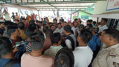 The youth's death led to a chaos outside the DHH.