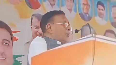 MP Congress MLA Rajendra Singh refers to Hindu seers as bulls 'set free by BJP to preach Hindutva'