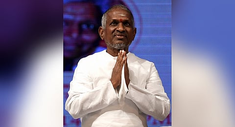 Music composer Ilaiyaraaja during the Chandrasekarendra Saraswati National eminence award in Mumbai