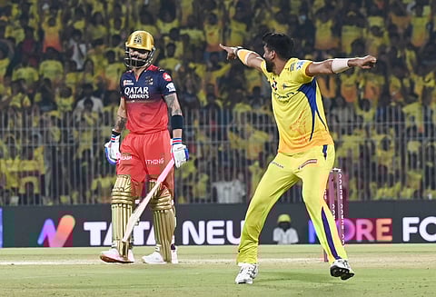 Virat Kohli's strike rate was 103.33 against CSK on Friday