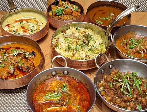 The spread at Momo Café