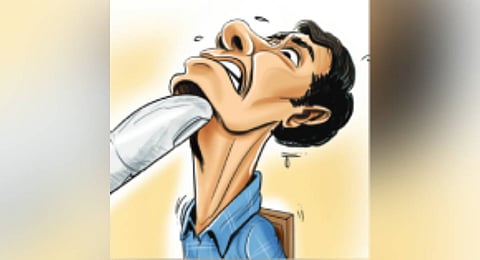 The senior students snatched  the victims phone and checked his private chats. 