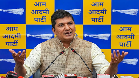 AAP leader and former health minister Saurabh Bharadwaj