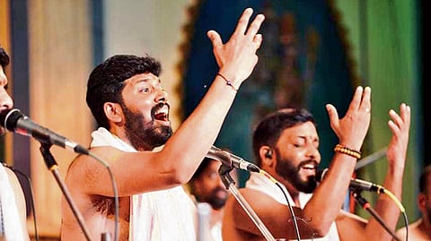 Scenes from Nandagovindam’s recent sessions