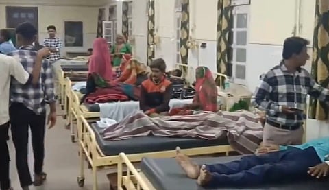 Several people felt sick and were admitted to local hospitals after nitrogen gas leak in Rajasthan's Bewar factory.