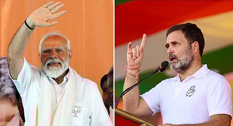 Prime Minister Narendra Modi and Congress MP Rahul Gandhi