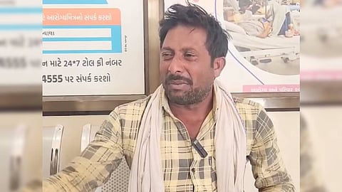 Santosh Nayak lost his wife and two sons to the blast; his younger son's body is yet to be recovered.