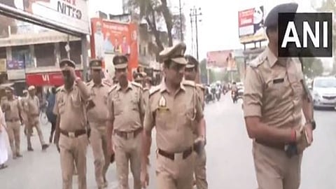 Waqf Bill: Police conduct flag march,  in UP