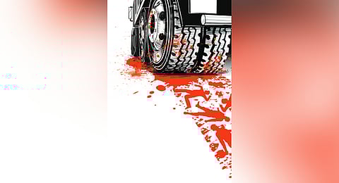 According to sources, the incident occurred when Selvam and Sumithra were en route to the Srivilliputhur-Sivakasi main road on an auto, driven by Selvam