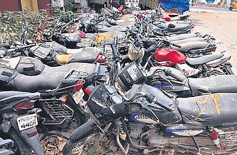 Within Kochi city police limits alone, 813 vehicles remain unclaimed, while 1,445 vehicles are parked at stations under the Ernakulam Rural district. (Image for representational purpose)