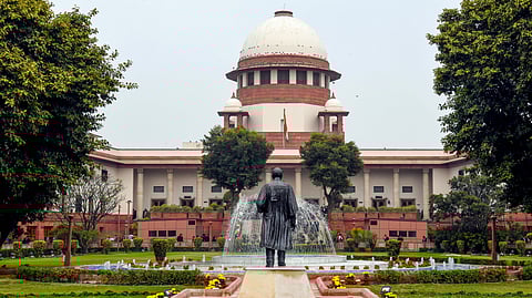 A view of the Supreme Court of India building in New Delhi.
