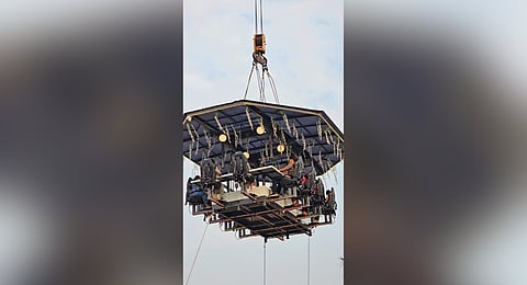 The sky dining at Bekal in Kasaragod