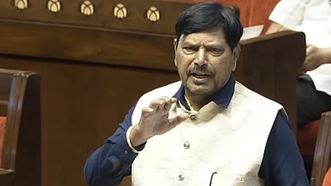 Union Minister of State for Social Justice and Empowerment Ramdas Athawale