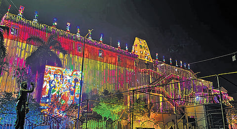 The colourfully adorned Mithila stadium near the shrine has become the epicentre of devotion and festivity, with thousands of pilgrims already thronging the streets.