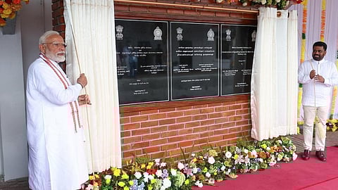 Prime Minister Narendra Modi, alongside Sri Lankan President Anura Kumara Dissanayake, inaugurated two major India-backed railway projects in Anuradhapura on Sunday.
