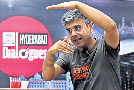 On marketing strategies, "Of course, I'm selling you a dream, but I'm also backing it up with my work," says Ronak Kumar Samantray.