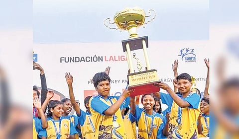 The three-tier model saw creation of football clubs in over 1,000 villages of the three tribal-dominated districts, training the raw football talents by former, greatly-overlooked players, and hosting soccer tournaments across the districts to foster a soccer culture.
