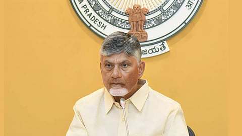 Andhra Pradesh CM Nara Chandrababu Naidu.