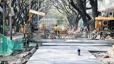 BBMP had earlier taken up 196 km of roadwork, the current phase includes work on approximately 450 km of roads.