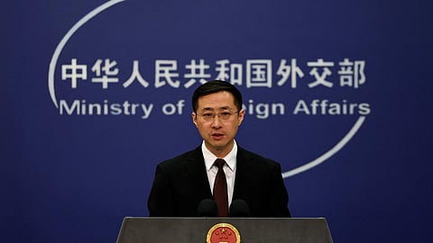 Chinese Foreign Ministry spokesperson Lin Jian. 