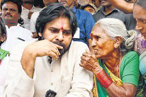 Deputy Chief Minister Pawan Kalyan launched the ‘Adavi Thalli Bata’ programme on Monday, aimed at developing tribal villages in the state.