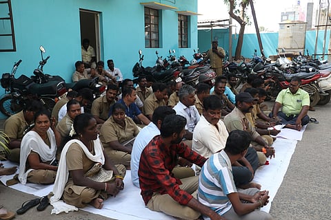 Puducherry RTC services halted as contract workers protest for regularisation of services