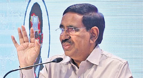 MAUD Minister Narayana speaking at State-level workshop.