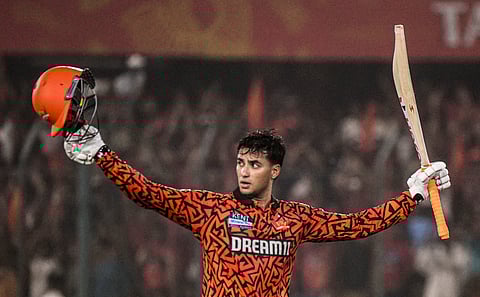 How a random wake-up thought spurred Abhishek to smash record-breaking hundred