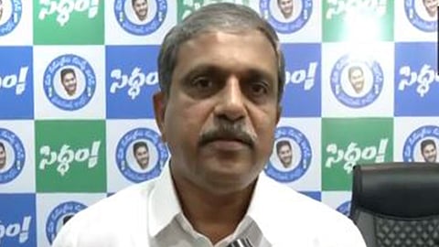 YSRCP state coordinator Sajjala Ramakrishna Reddy.