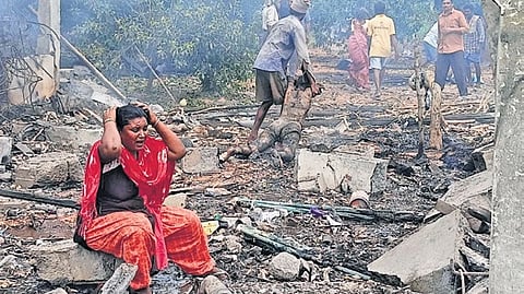 Eight killed, eight injured in firecracker unit blast in Andhra's Anakapalle