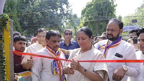 Chief Minister Rekha Gupta laid foundation stone for several key development projects in the Shalimar Bagh assembly constituency. 