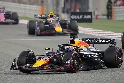 Red Bull driver Max Verstappen of the Netherlands in action during the the Formula One Bahrain Grand Prix (Photo | AP)