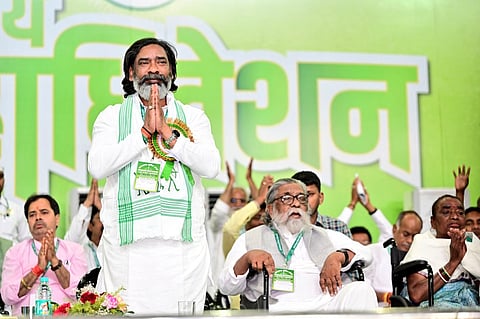 Chief Minister Hemant Soren elected as JMM President.