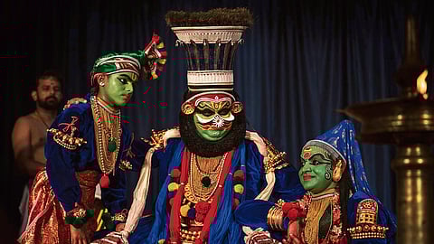 Kathakali takes centre stage at this Krishna temple festival 