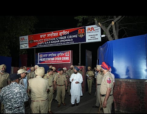 Partap Singh Bajwa was grilled for six hours at the Cyber Crime Police Station in Mohali (Photo | Express)