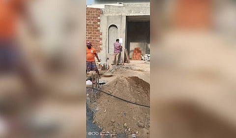 Notices pasted on the buildings give building owners a 15-day deadline.