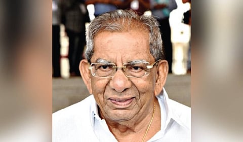 Akhil Bharat Veerashaiva-Lingayat Mahasabha president and senior Congress legislator Dr Shamanur Shivashankarappa.