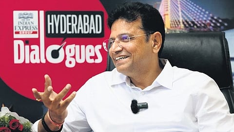 Telangana IT & Industries Minister D Sridhar Babu.