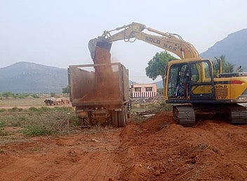 During a site inspection, vigilance officials found excavation had gone beyond legacy ash into the pond’s base layer and inner bunds. 
