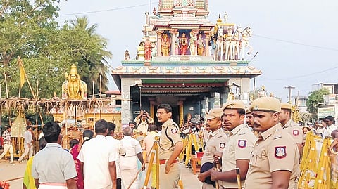 Melpathi temple reopens two years after clash; Dalits worship with police protection 