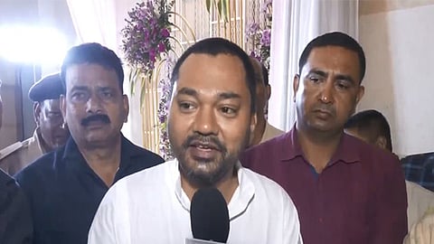 Bihar CM Nitish's son Nishant Kumar.