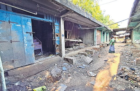 The old market which had been in use for four decades.