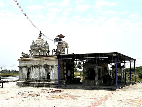 A compassionate Nandi in an ancient Siva temple