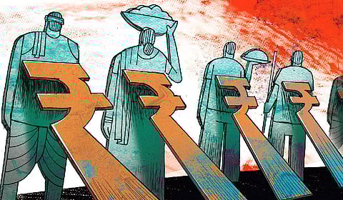 Skilled, semi-skilled and unskilled labourers working in municipalities, town panchayats, and gram panchayats across Dharmapuri urged to provide a minimum wage of Rs 645.76.