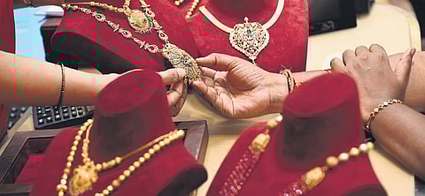 Ten grams of 24-carat gold crossed the Rs 1 lakh mark in Bengaluru.
