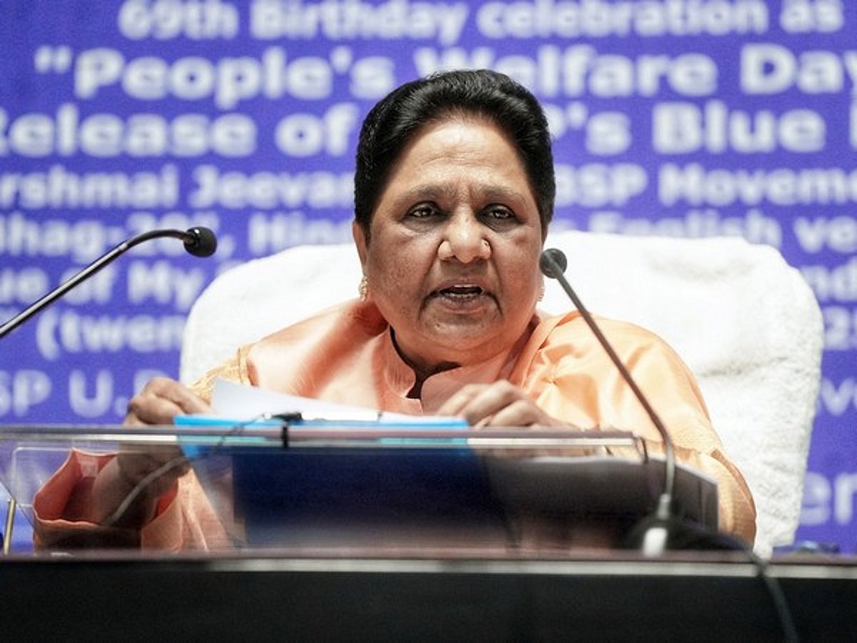 Mayawati urges Muslims to shift support to BSP; claims SP, Congress have failed to stop BJP