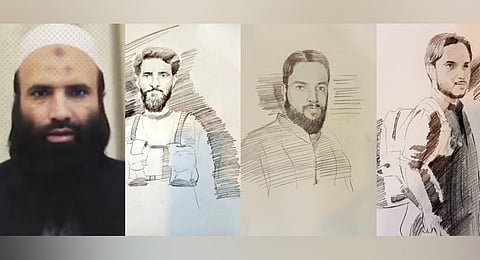 Intelligence agencies have identified Pakistan based terrorist Saifullah Kasuri as the mastermind behind the attack. Agencies have also released sketches of three militants involved in the attack. 